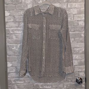 Stylish Black and White Women's Top